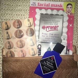 Ipsy Makeup Bag With (Face) Beauty Samples-New